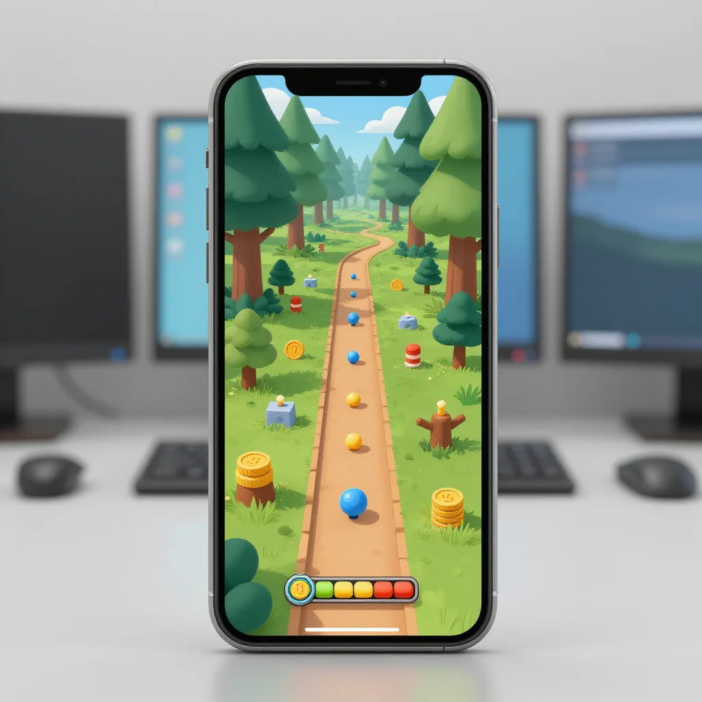Скриншот Forest Run — UI раннера